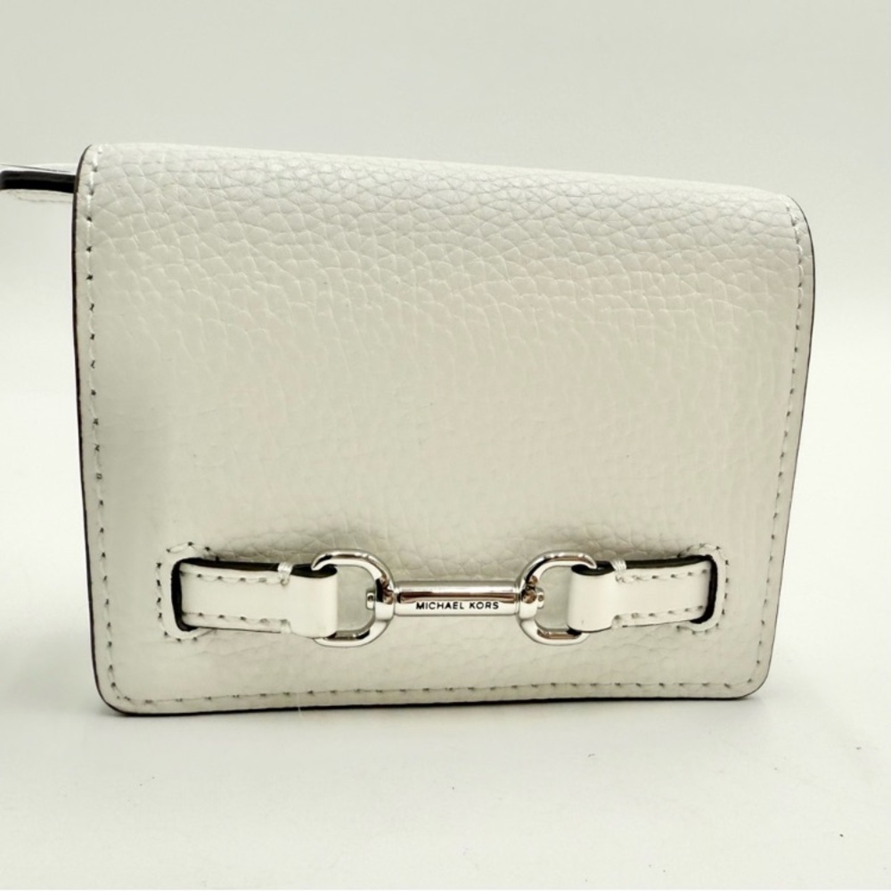 NWT Michael Kors Carson Small Pebbled Leather Wallet